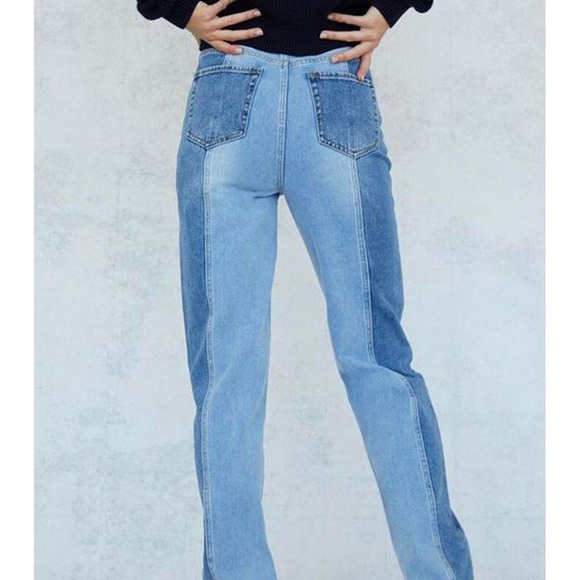 pacsun eco two-tone 90s boyfriend jeans, size 27 - Picture 4 of 4